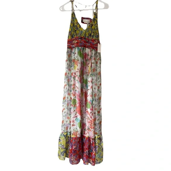 Anthropologie Malibu floral maxi dress size 4 - Picture 8 of 15